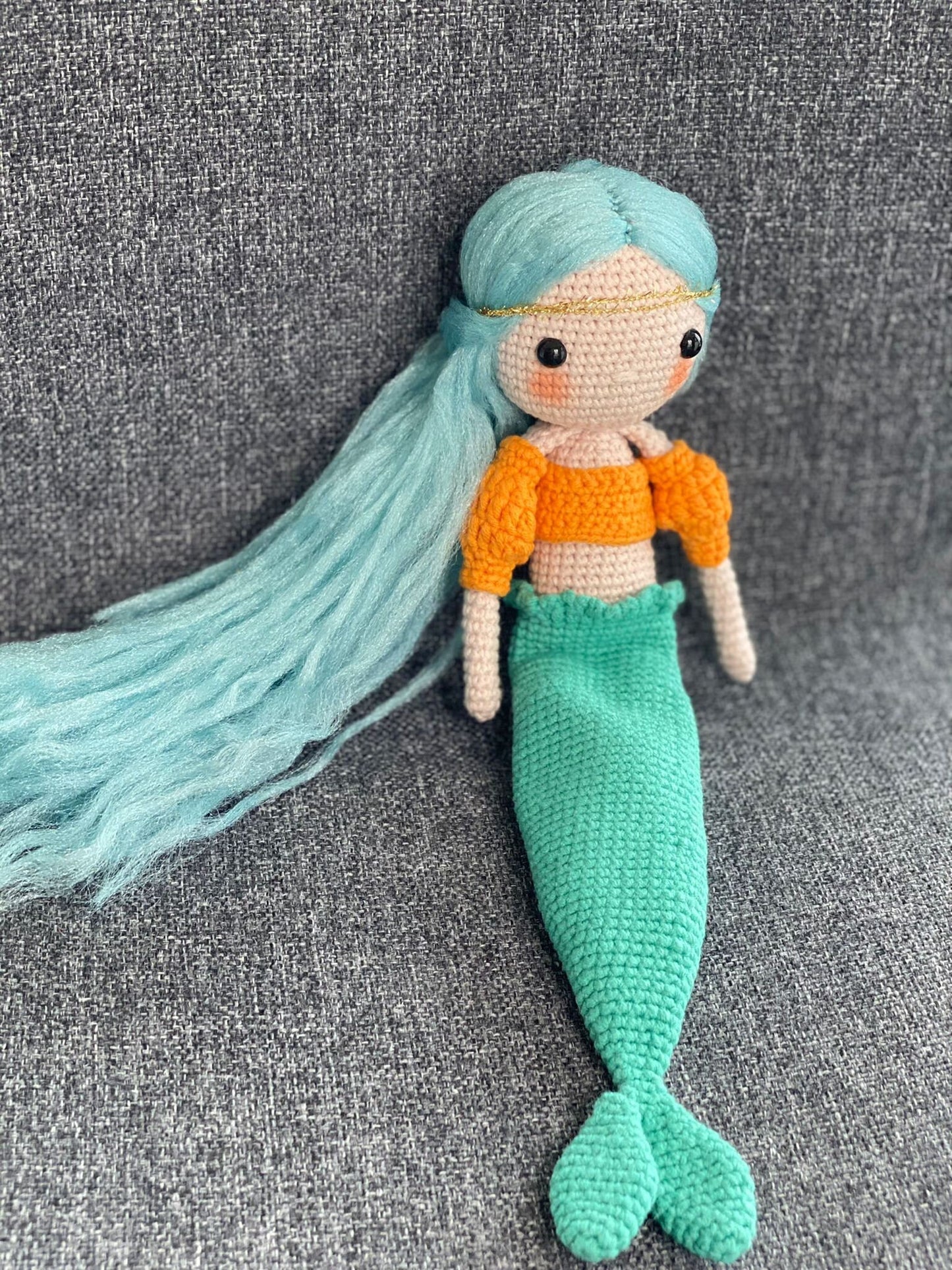 Handmade Crochet Convertible Mermaid & Human - Tail and Skirt