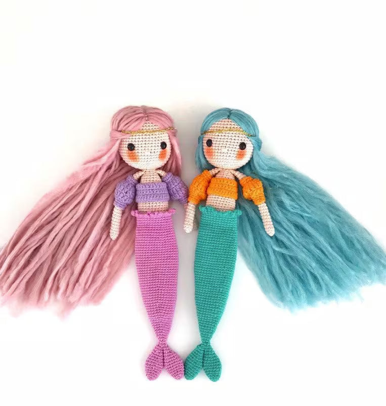 Handmade Crochet Convertible Mermaid & Human - Tail and Skirt